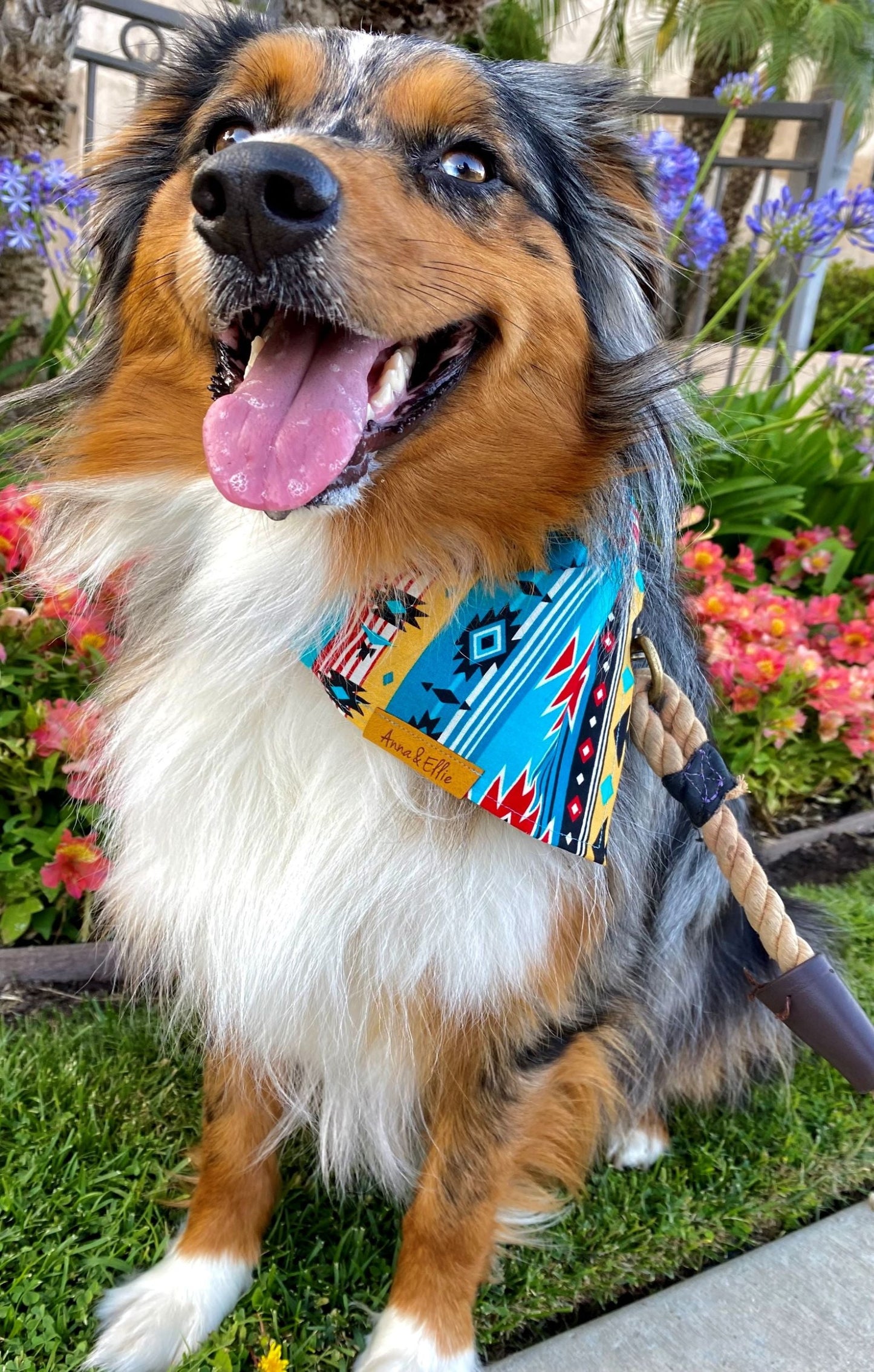 Southwestern Turquoise Bandana