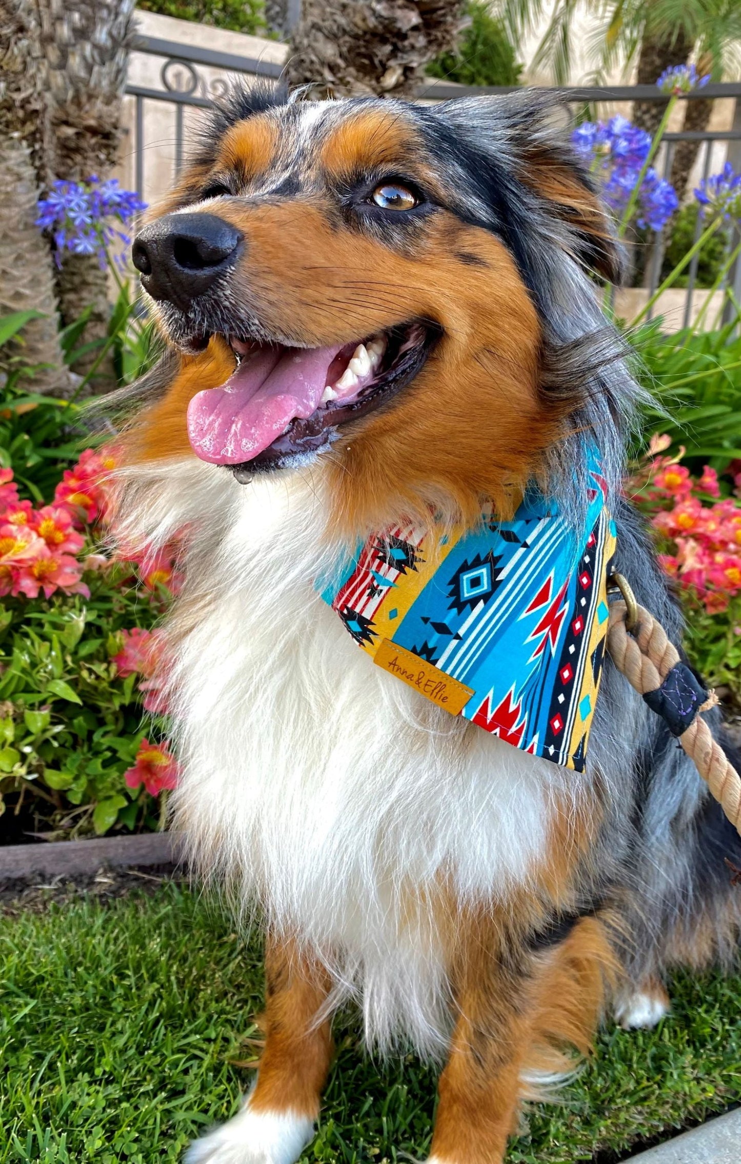 Southwestern Turquoise Bandana